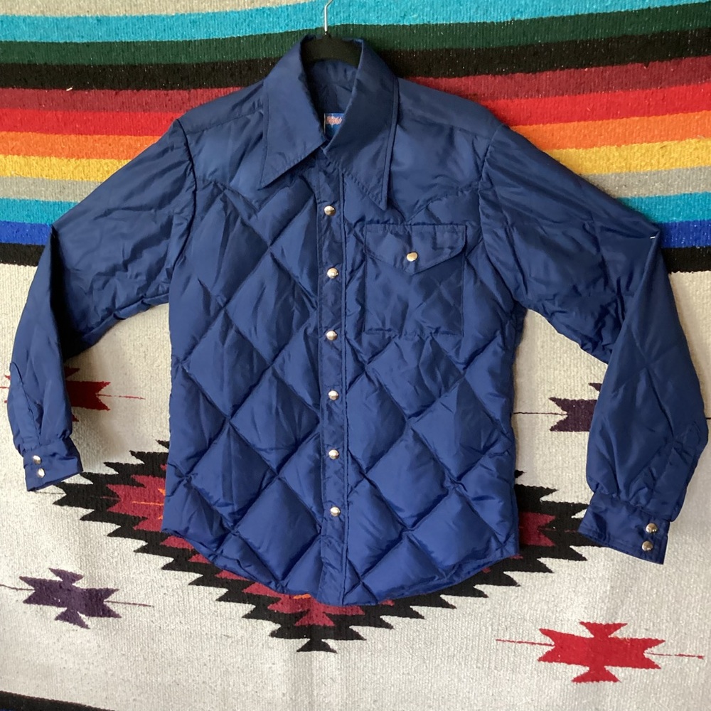 Vintage Frostline Quilted snap puffer Jacket Made in USA